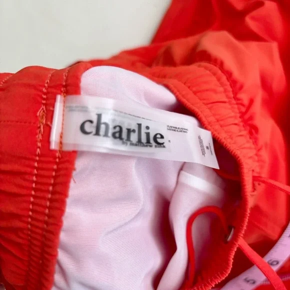 Charlie by MZ Men’s Sun Short Swimwear Fire Size Small New Lined - Picture 8 of 13